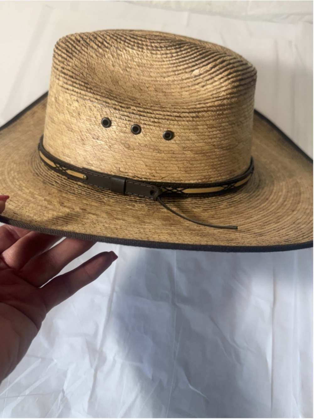 Resistol Jason Aldean Cowboy Hat Western Amarillo Sky Rodeo Youth Size Jr B